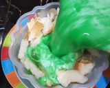 Foto langkah ke 3 dari resep Puding roti tawar pandan.
