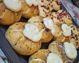 Foto langkah ke 7 dari resep Korean Garlic Bread & Cheese Smoked Beef Boat.