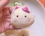 Hình bước làm 3 của món Bánh bao hình thú 3d nhân cade
