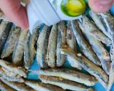 Foto del paso 4 de la receta: Boquerones fritos en freidora de aire sin casi aceite