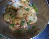 A picture of step 3 of Kachalu (Spicy and Tangy Potatoes).