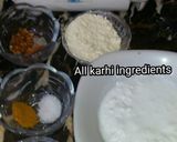 A picture of step 1 of Karhi pakore.