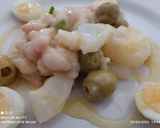 Foto del paso 7 de la receta Empedrado de judías con bacalao en crema de naranja