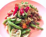รูปขั้นตอนการทำที่ 5 ของ ตำถั่วหมูกรอบ