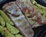 Foto del paso 7 de la receta: Pechito de cerdo con Papas Bravas