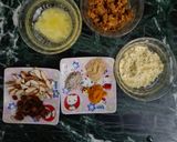 A picture of step 1 of Chickpea Sheera.