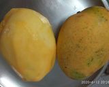 A picture of step 1 of Mango pudding.
