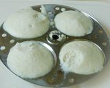 A picture of step 4 of Super soft healthy Idlies.