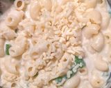 A picture of step 2 of Macaroni White Pasta.