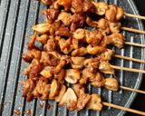 Foto langkah ke 3 dari resep Sate Jamur Tiram & Champignon.