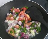 Foto langkah ke 1 dari resep Tumis pare toge tahu tempe teri.