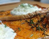 Une image de l'étape 7 de 🍂 Butternut rôti sauce crème échalotes Parmesan.