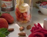A picture of step 1 of Strawberry banana smoothie.