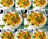 A picture of step 3 of Rajasthani Maththa Boondi Chaas.