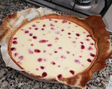 Foto del paso 7 de la receta: Tarta de yogur griego y frambuesas