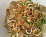 Foto langkah ke 11 dari resep Makanan promil 3, kwetiaw siram daging sapi dan toge.