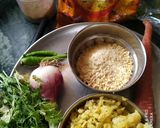A picture of step 1 of Oats Poha Tikki.