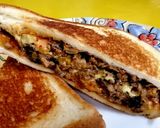 รูปขั้นตอนการทำที่ 9 ของ Patty Melt (แซนด์วิชเนื้อบดและชีส)