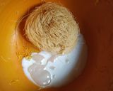 A picture of step 2 of Cheesy kunafa.
