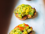Avocado bruschetta recipe