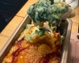 รูปขั้นตอนการทำที่ 8 ของ ผักโขมอบชีส Baked Spinach with Cheese