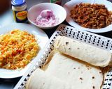 A picture of step 1 of Beef shawarma.