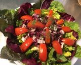 Une image de l'étape 8 de Salade de laitue frisée, trévise et tomate cœur de bœuf.