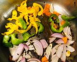 A picture of step 1 of Sweet Corn rice.