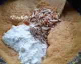 A picture of step 4 of Almond Besan Ladoos.