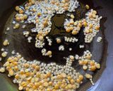 A picture of step 3 of Kothamalli Aval Upma / Coriander Poha.