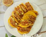 A picture of step 5 of Mexican Tacos with Avocado Salsa.