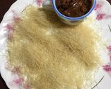 A picture of step 1 of Jaggery Vermicelli Kheer.