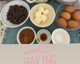 Foto langkah ke 1 dari resep Brownies choco chips cheese🧀.