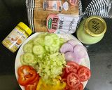 A picture of step 3 of Healthy Herb Mayonnaise / No Oil Mayonnaise.