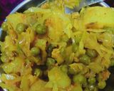 आलू पत्ता गोभी की सब्जी(aloo patta gobhi ki sabzi recipe in hindi) रेसिपी चरण 3 फोटो