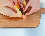 A picture of step 16 of Roast Chicken with Potatoes & Carrots.