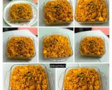 A picture of step 9 of Muri Ghonto: Bengali Yellow Rice with Fish Head.