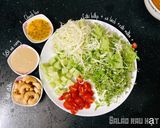 Hình bước làm 1 của món Salad rau hạt