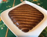 Une image de l'étape 11 de Gâteau fondant à la rhubarbe rose et vanille.