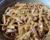 A picture of step 1 of Crispy Kanda bhajiye for beginners.