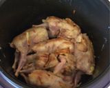 Une image de l'étape 1 de Cailles au Cookeo.