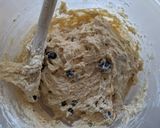 A picture of step 4 of Blueberry Banana Bread.