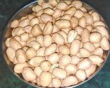 A picture of step 1 of Peanut chikki.
