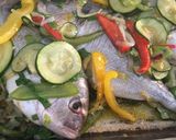 Foto del paso 4 de la receta: Dorada de estero al horno con cama de verduras y arroz thai