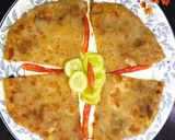 A picture of step 9 of Karachi Cheesy Masala Paratha 😋.