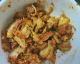 A picture of step 2 of Chicken franky.
