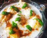 A picture of step 8 of Dahi Vada.