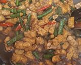 Foto langkah ke 4 dari resep Tumis tempe kacang panjang.