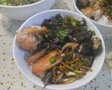 Hình bước làm 5 của món Bún bung Thái Bình