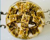 A picture of step 9 of Khas Khas Badam Burfi.